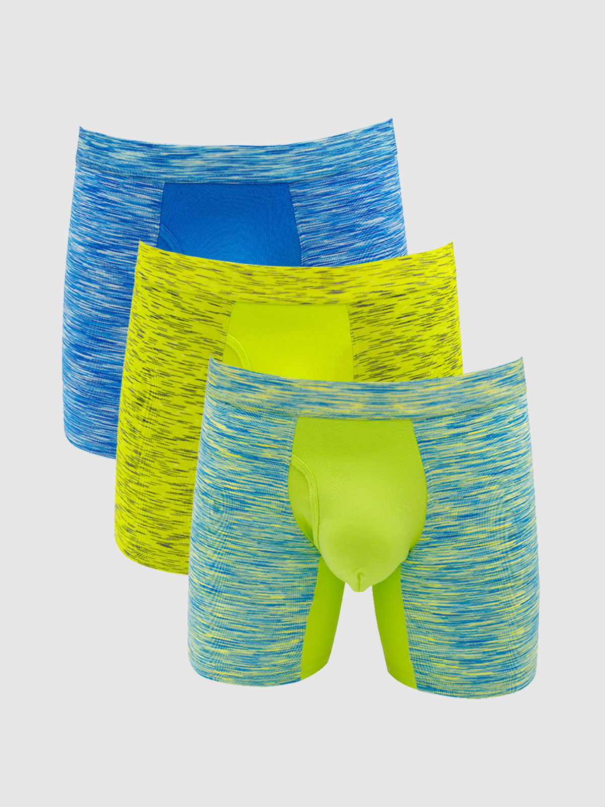 360 Sport Stretchy Boxer Brief with Fly 6" (3-Pack)