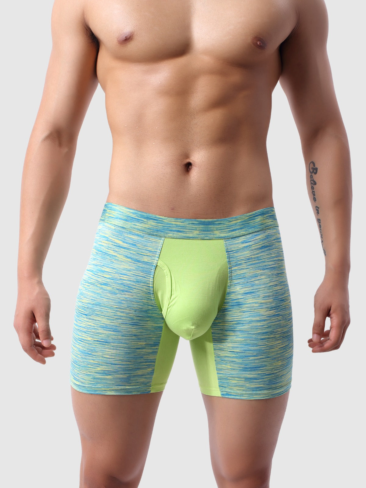 360 Sport Stretchy Boxer Brief with Fly 6" (3-Pack)
