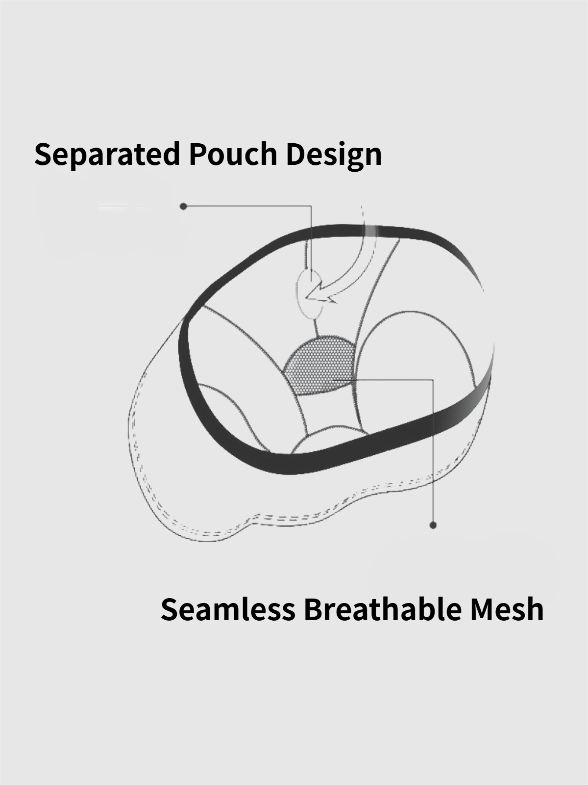 Cool Cotton Horizontal Fly Boxer Brief 5"