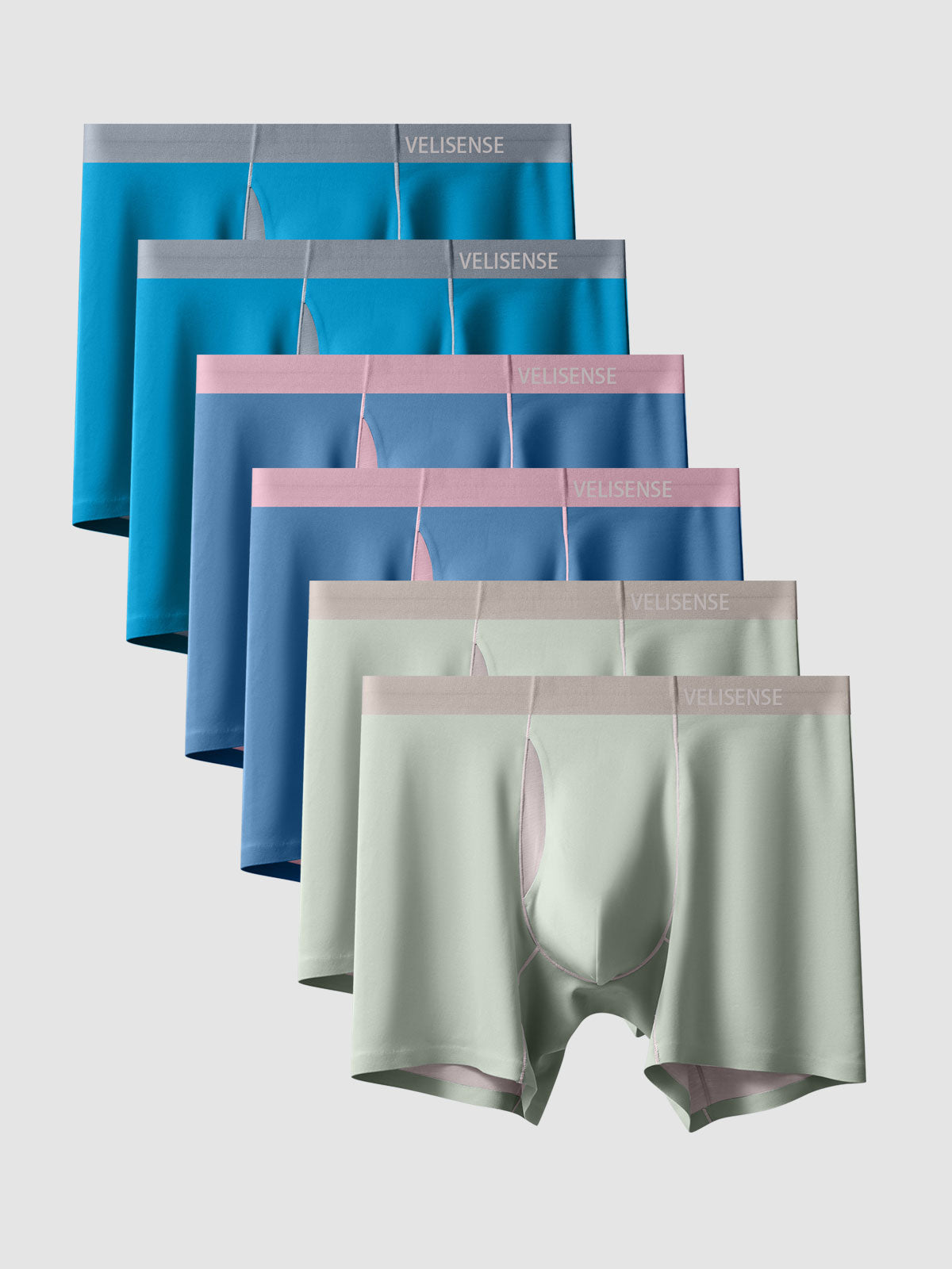 Second Skin Luxurious Modal Boxer Brief 6" (6-Pack)
