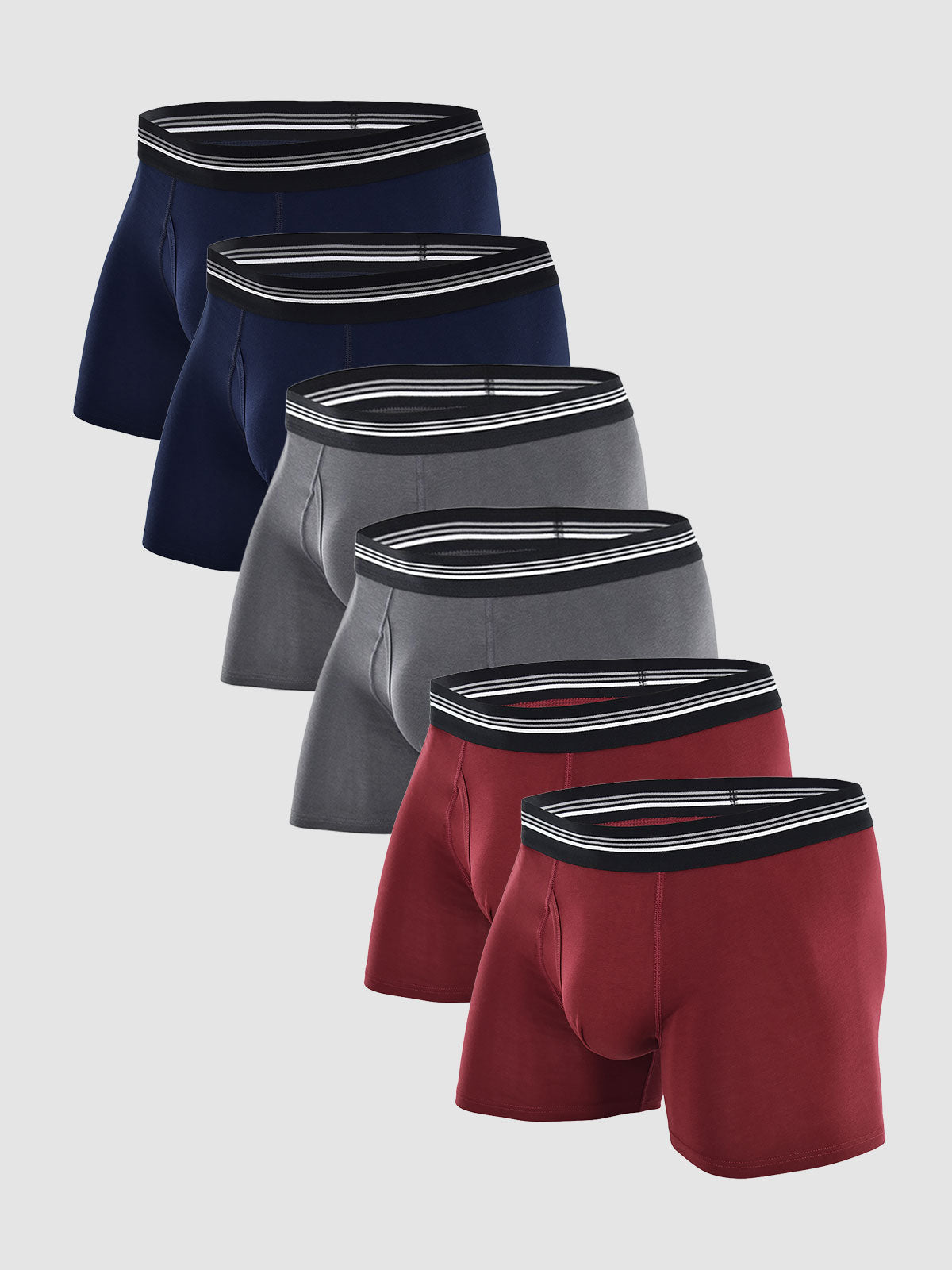 Premium Cotton Trunk with Fly 4" (6-Pack)