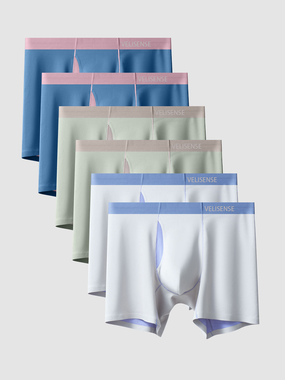 Second Skin Luxurious Modal Boxer Brief 6" (6-Pack)