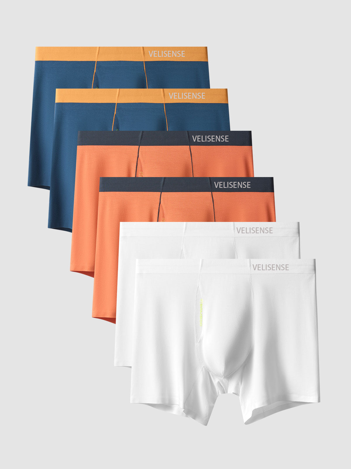 Second Skin Ultra-Soft Bamboo Boxer Brief 5" (6-Pack)