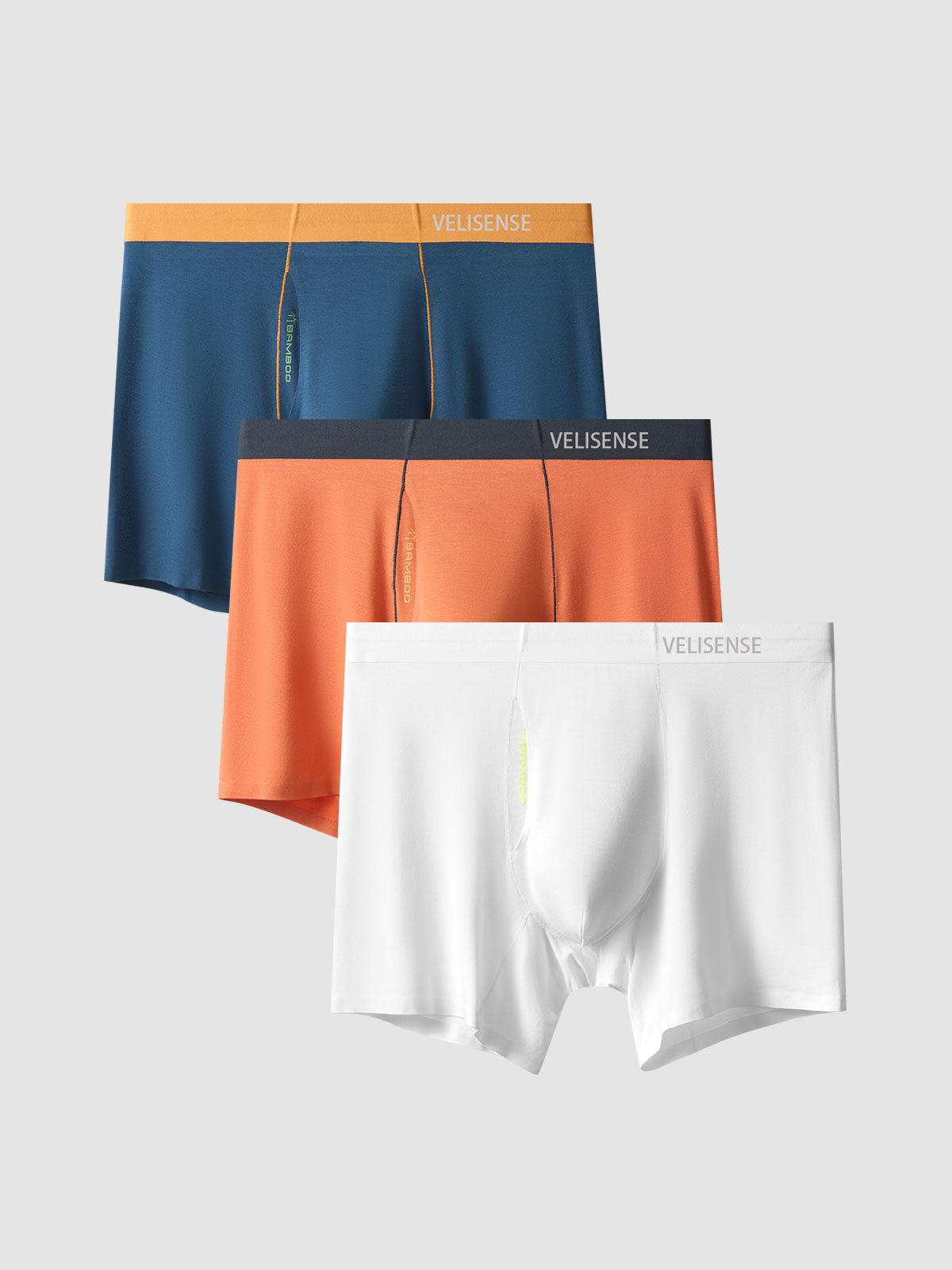 Second Skin Ultra-Soft Bamboo Boxer Brief 5" (3-Pack)