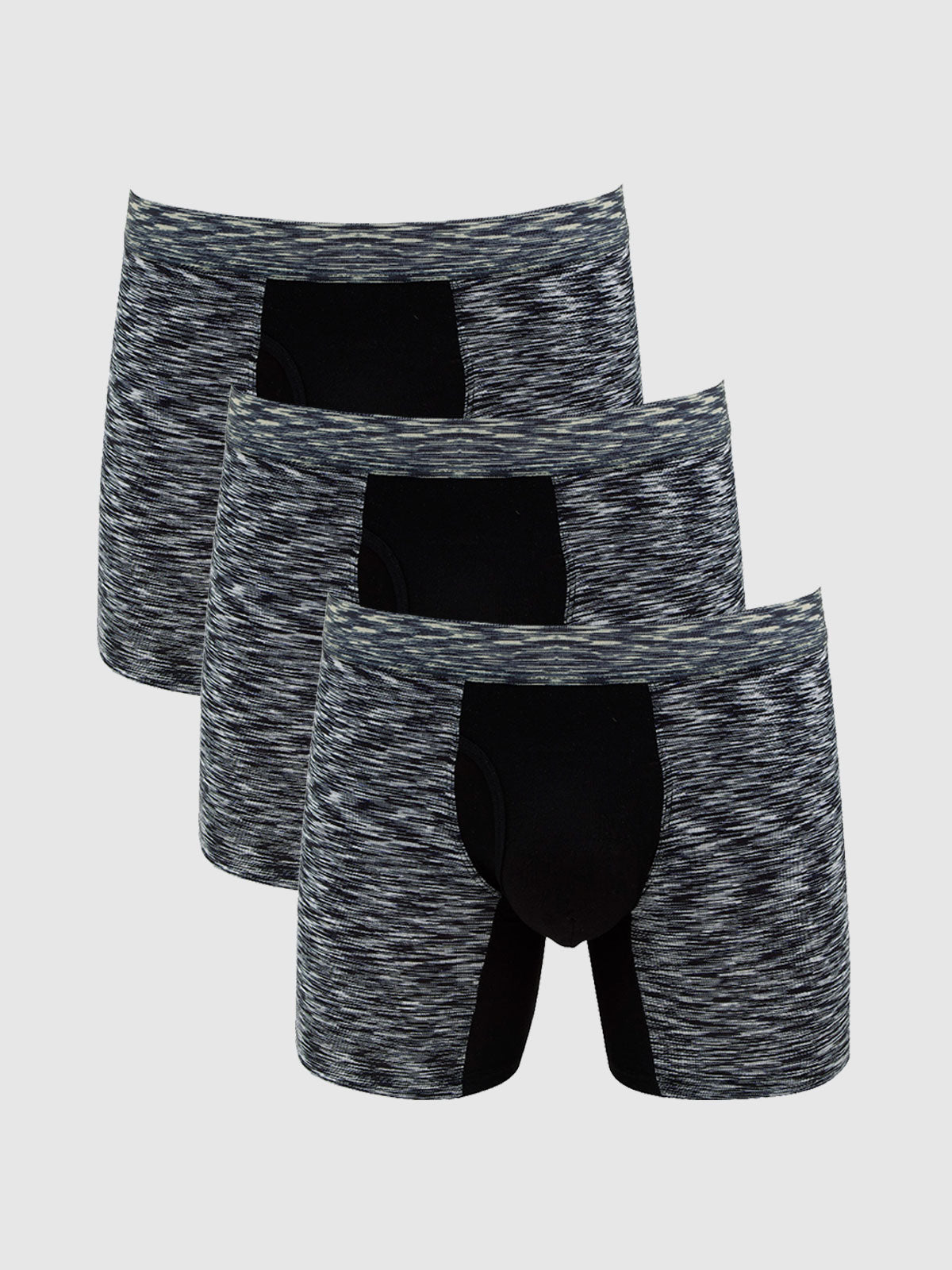 360 Sport Stretchy Boxer Brief with Fly 6" (3-Pack)