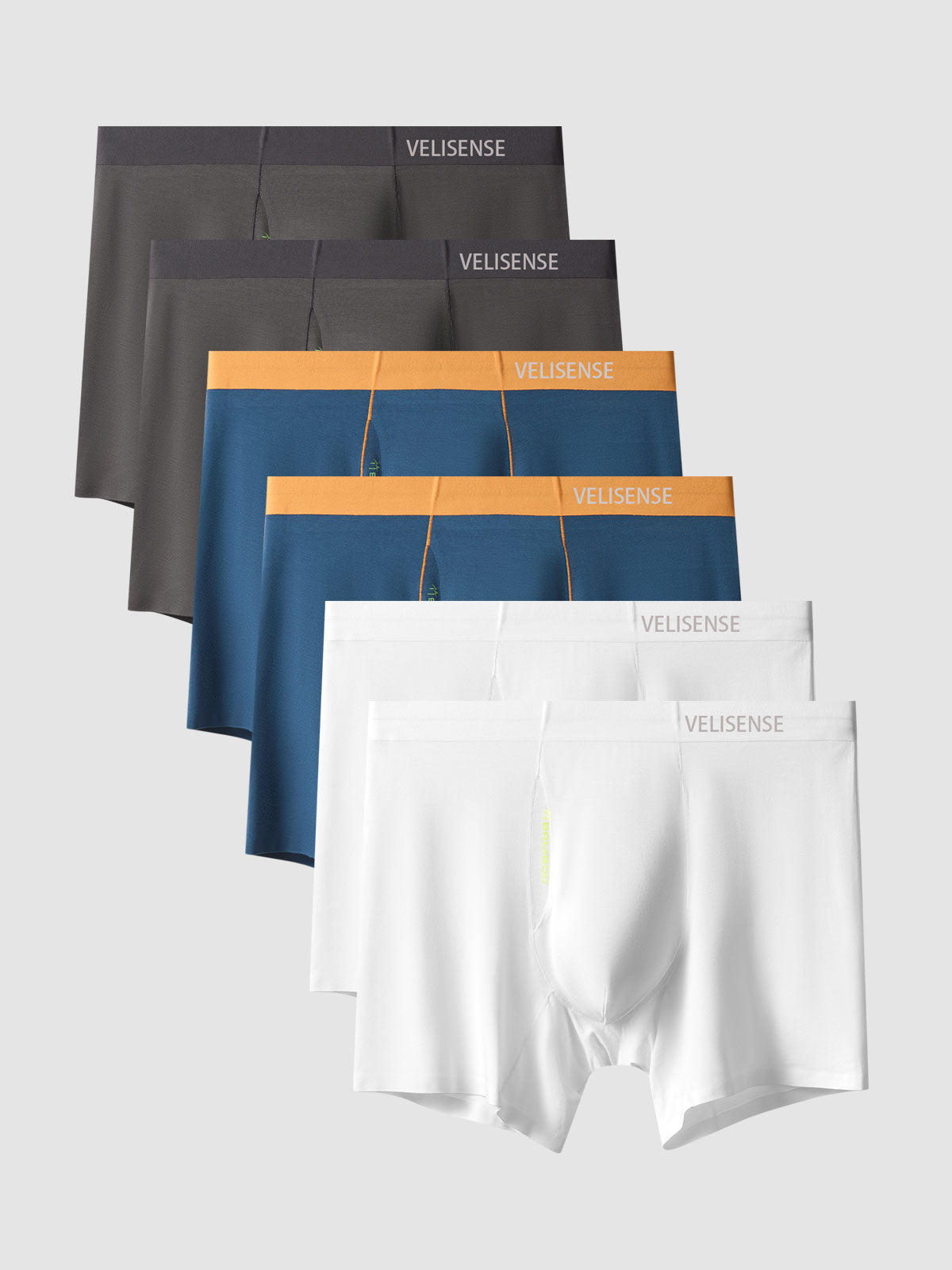 Second Skin Ultra-Soft Bamboo Boxer Brief 5" (6-Pack)