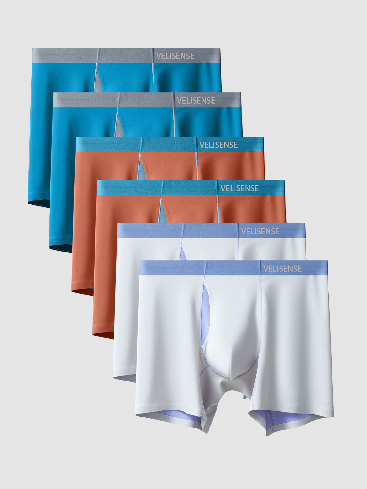 Second Skin Luxurious Modal Boxer Brief 6" (6-Pack)