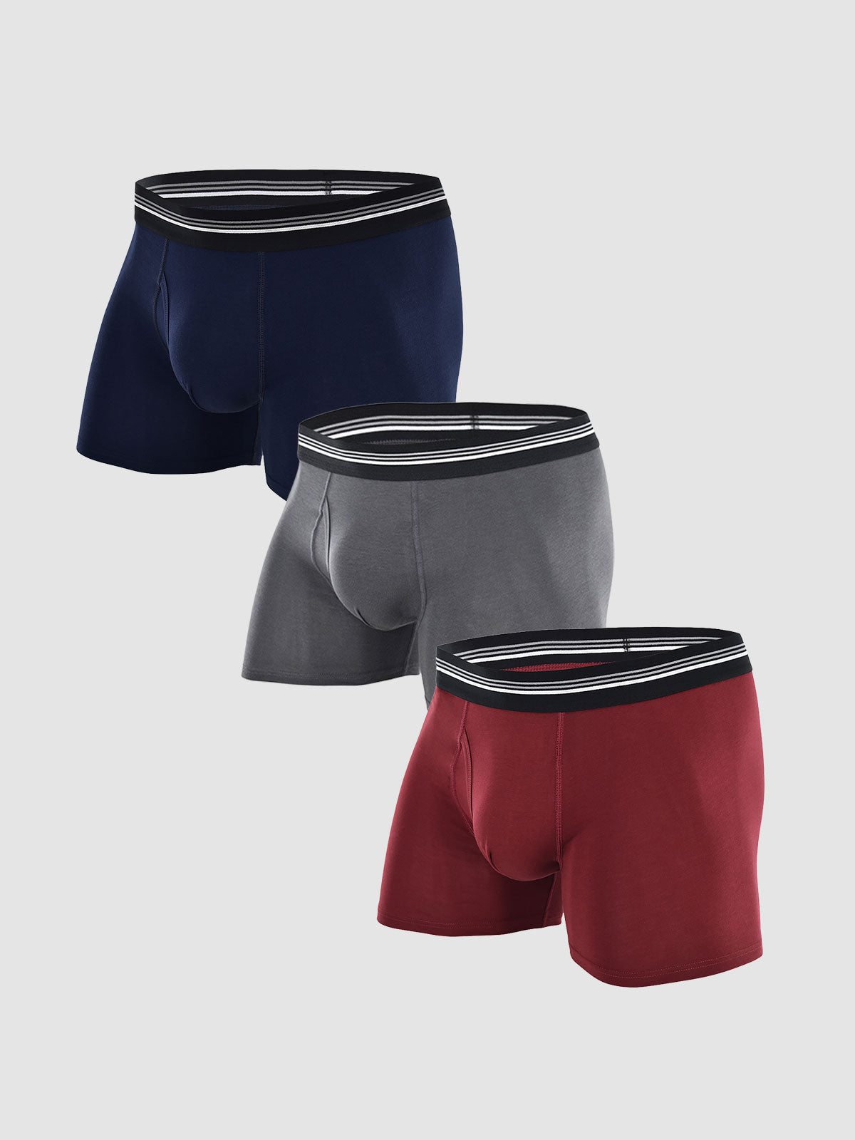 Premium Cotton Trunk with Fly 4" (3-Pack)