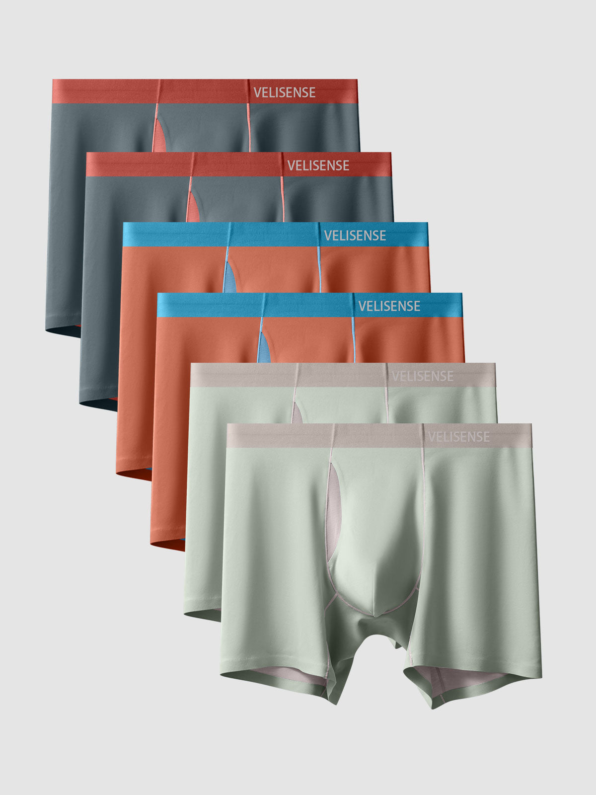 Second Skin Luxurious Modal Boxer Brief 6" (6-Pack)