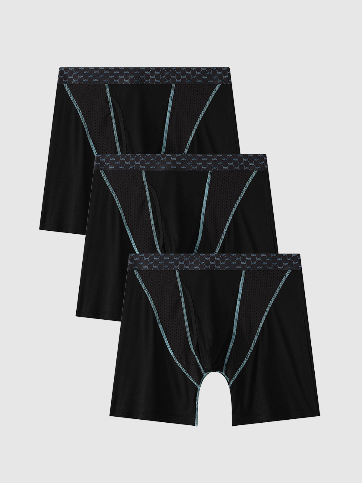 Second Skin Silk Soft Boxer Brief 6" (3-Pack)