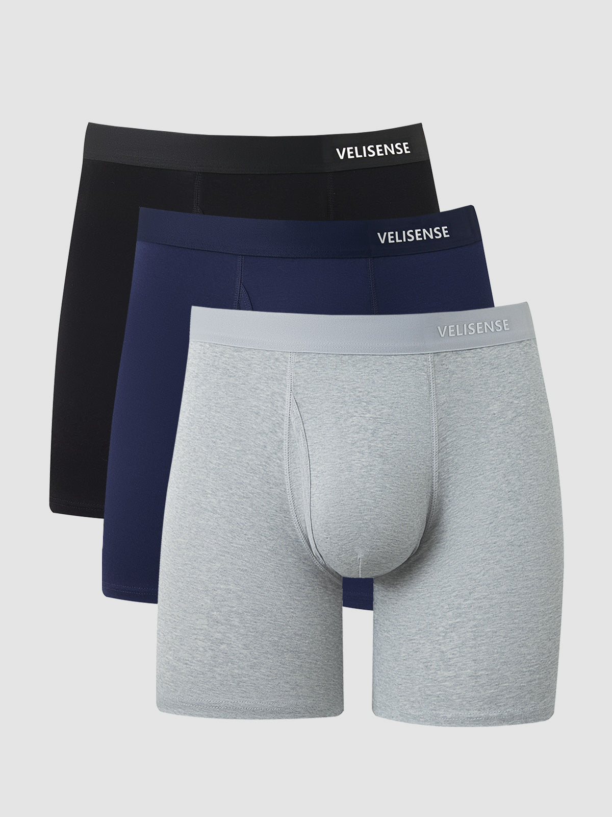 Organic Cotton Boxer Brief With Fly 6" (3-Pack)