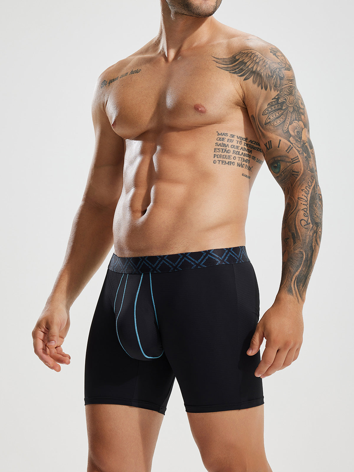 Second Skin Luxe Texture Boxer Brief 8"