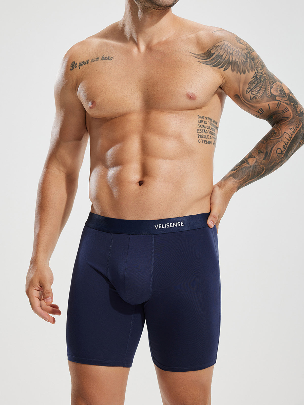Organic Cotton Boxer Brief 8" (3-Pack)