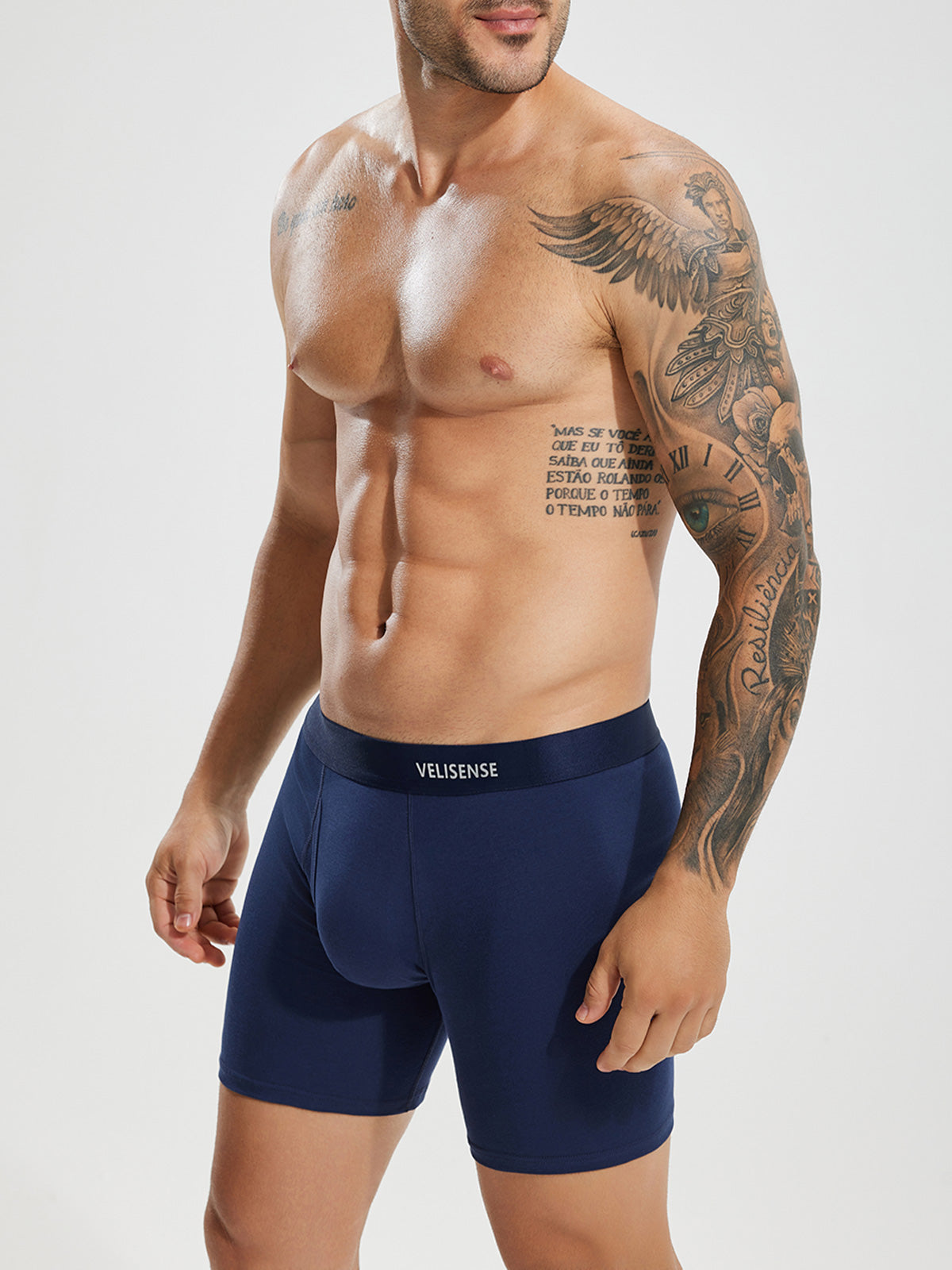 Premium Cotton Boxer Brief With Fly 6"