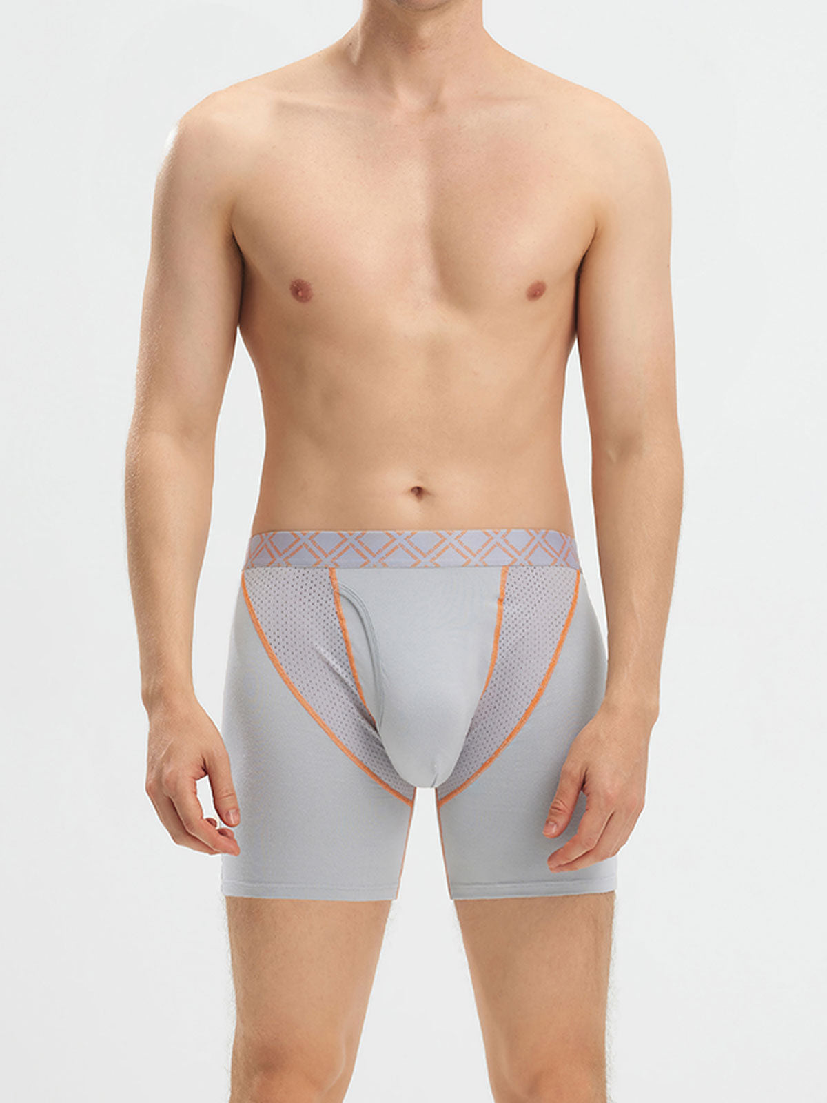 Second Skin Silk Soft Bamboo Boxer Brief with Fly 6" (6-Pack)