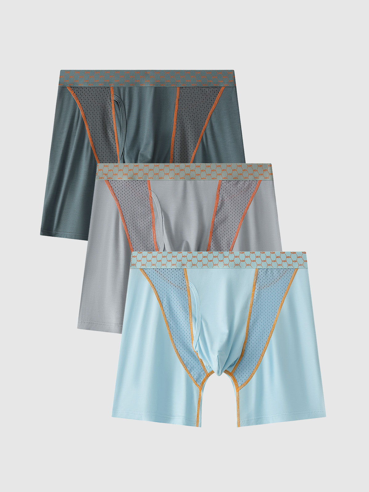 Second Skin Silk Soft Boxer Brief 6" (3-Pack)