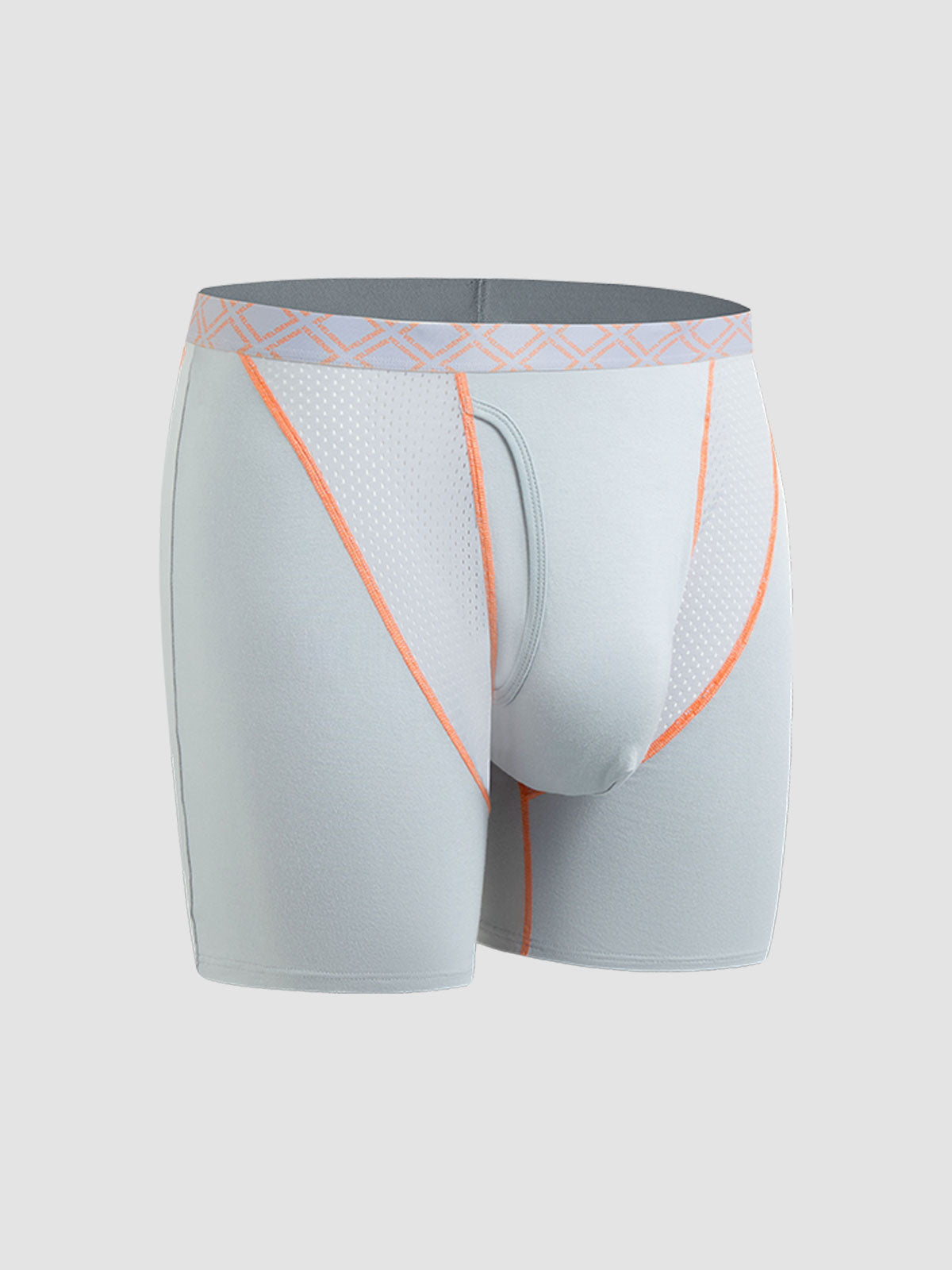 Second Skin Silk Soft Bamboo Boxer Brief with Fly 6"