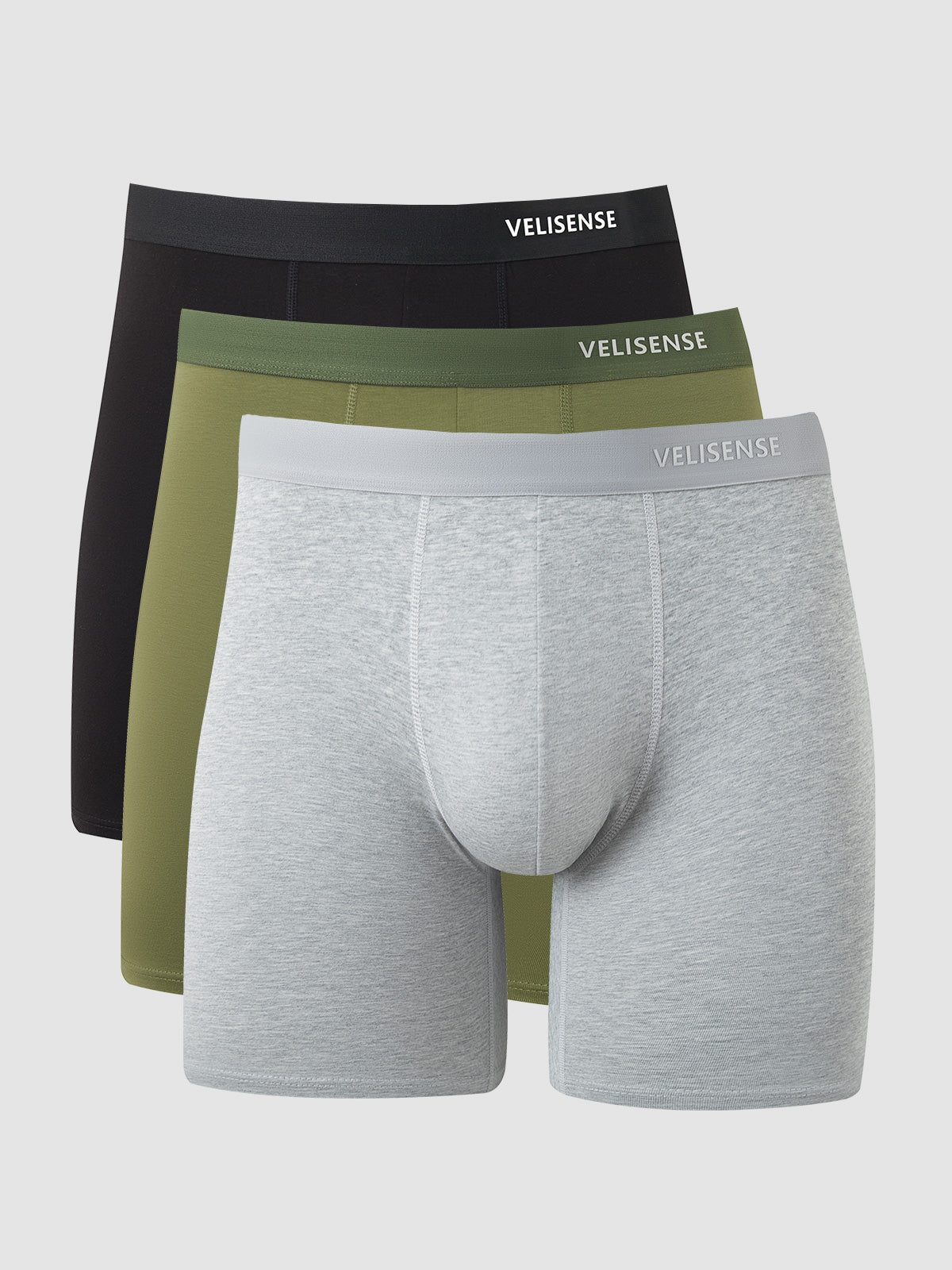 Organic Cotton Boxer Brief 8" (3-Pack)