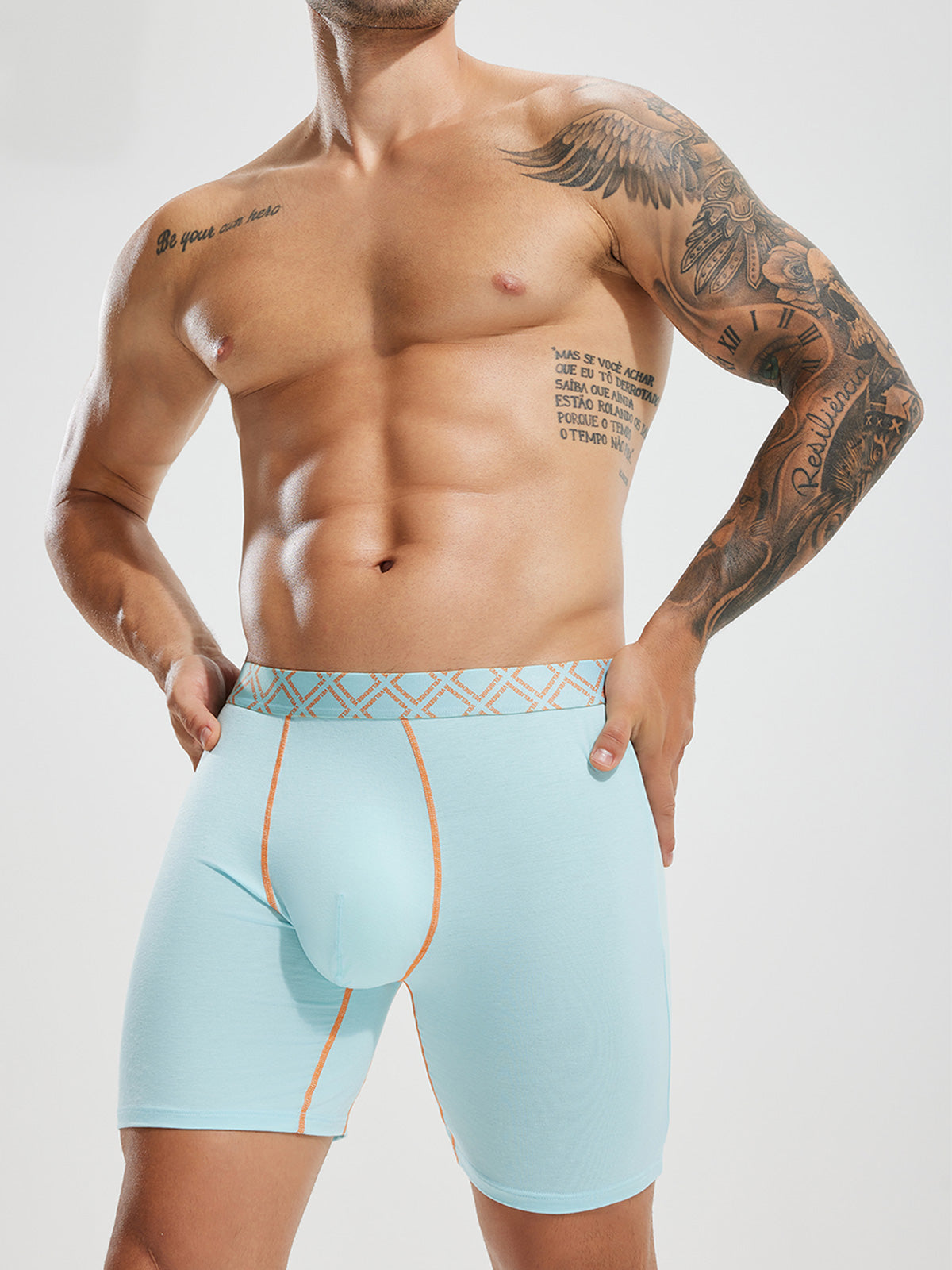 Second Skin Bamboo Boxer Brief 6"