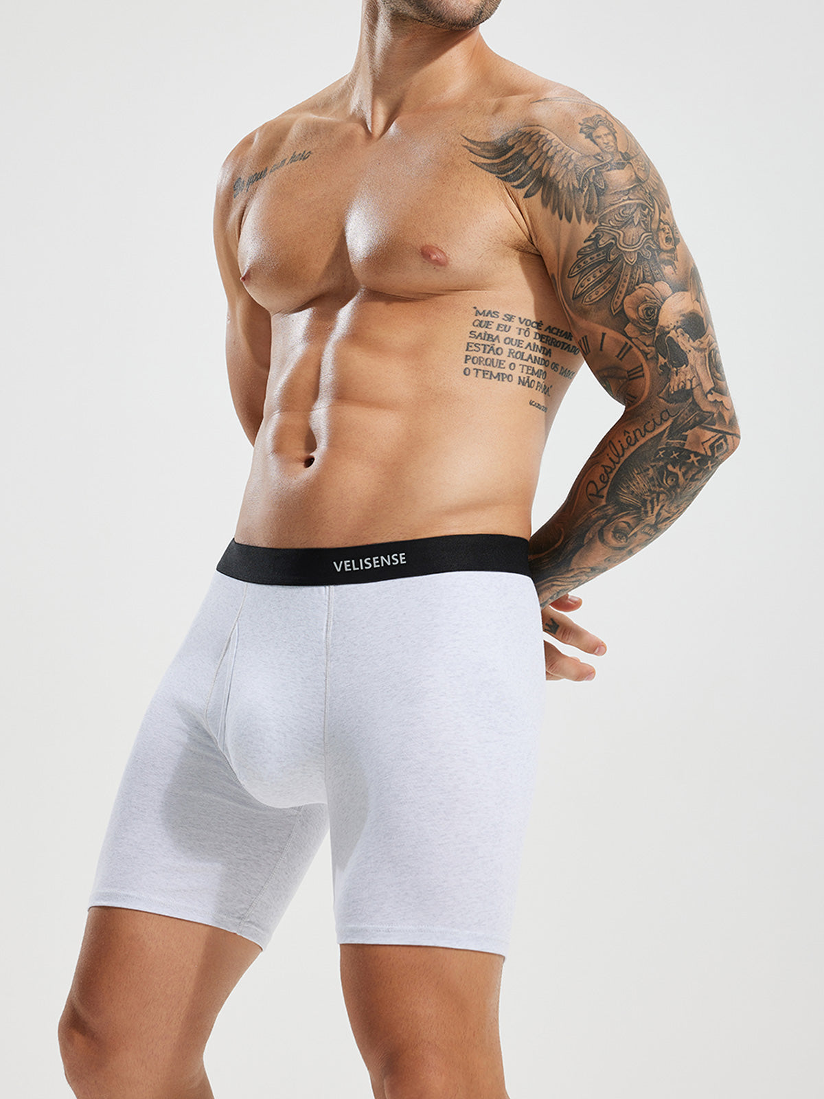 Premium Cotton Boxer Brief With Fly 6"