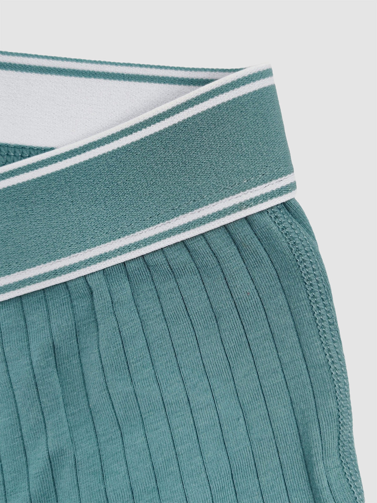 Organic Cotton Rib Breathable Boxer Briefs 6" (3-Pack)