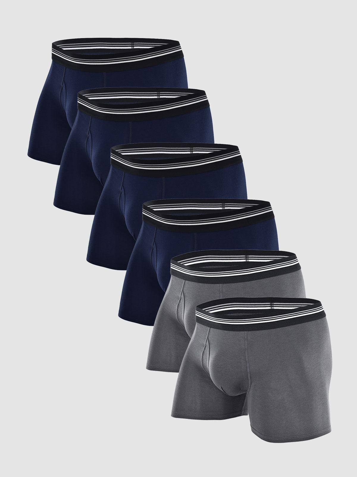 Premium Cotton Trunk with Fly 4" (6-Pack)