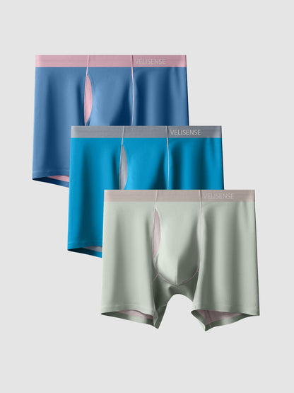 Second Skin Luxurious Modal Boxer Brief 6" (3-Pack)