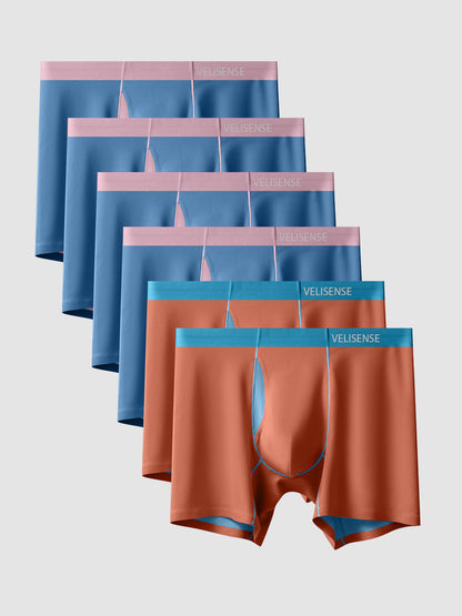 Second Skin Luxurious Modal Boxer Brief 6" (6-Pack)