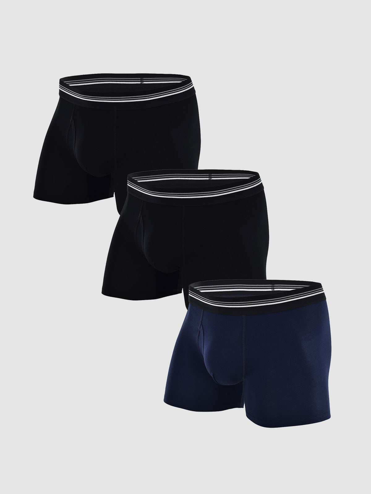 Premium Cotton Trunk with Fly 4" (3-Pack)