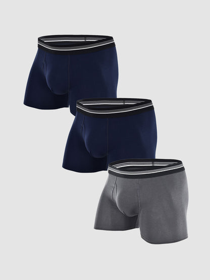 Premium Cotton Trunk with Fly 4" (3-Pack)
