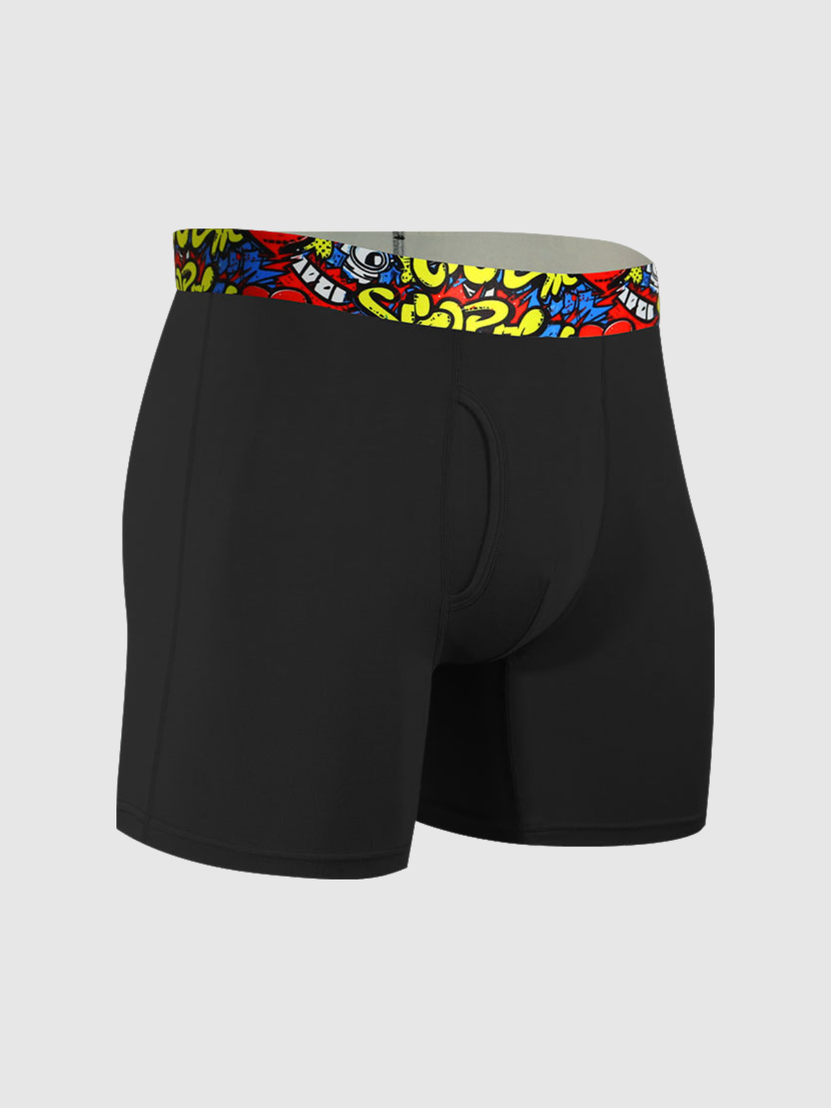 Second Skin Print Bamboo Boxer Brief 6"