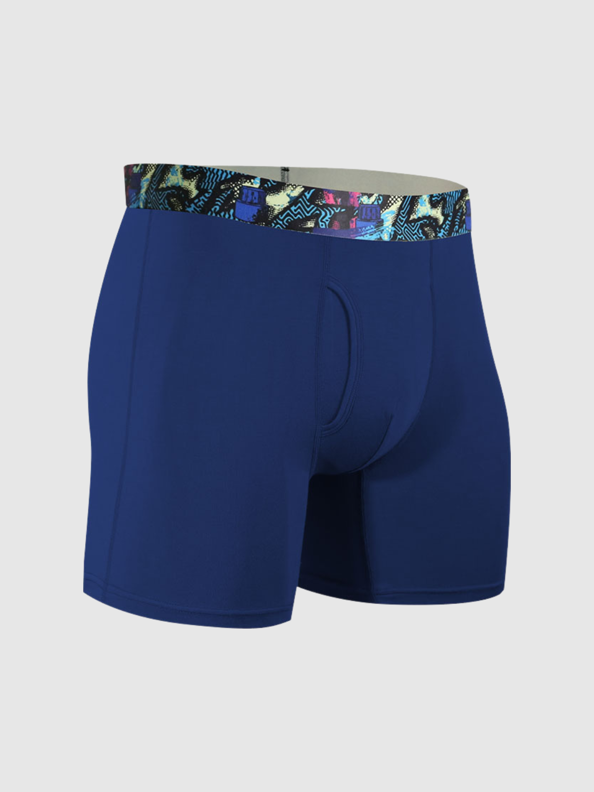 Second Skin Print Bamboo Boxer Brief 6"