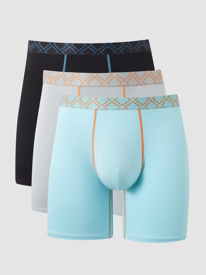 Second Skin Bamboo Boxer Brief 6" (3-Pack)