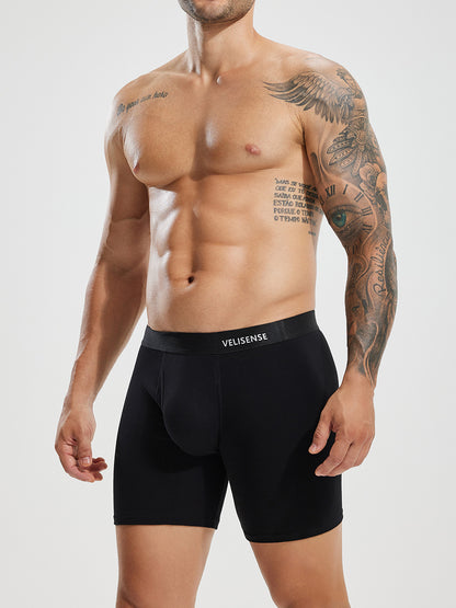 Premium Cotton Boxer Brief With Fly 6"