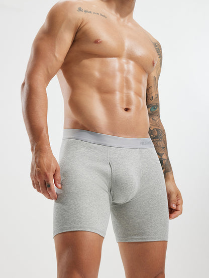 Premium Cotton Boxer Brief With Fly 6"