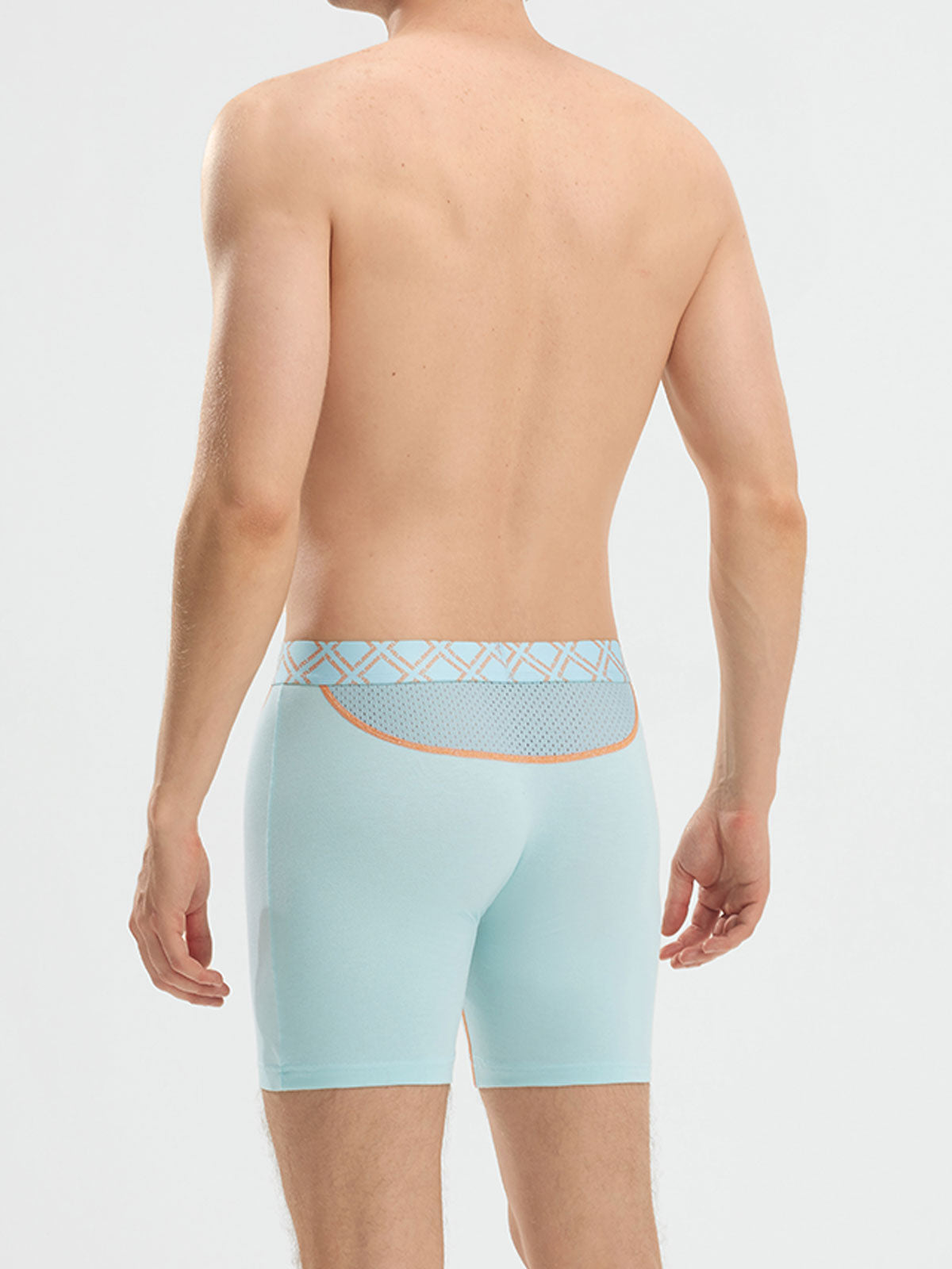 Second Skin Silk Soft Bamboo Boxer Brief with Fly 6" (6-Pack)