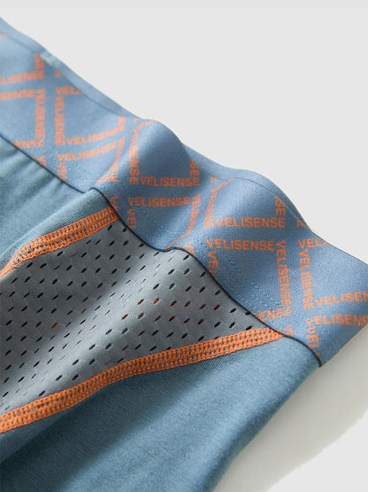 Second Skin Silk Soft Bamboo Boxer Brief with Fly 6" (6-Pack)