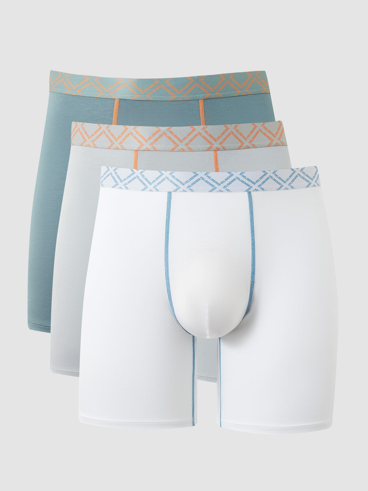 Second Skin Bamboo Boxer Brief 6" (3-Pack)