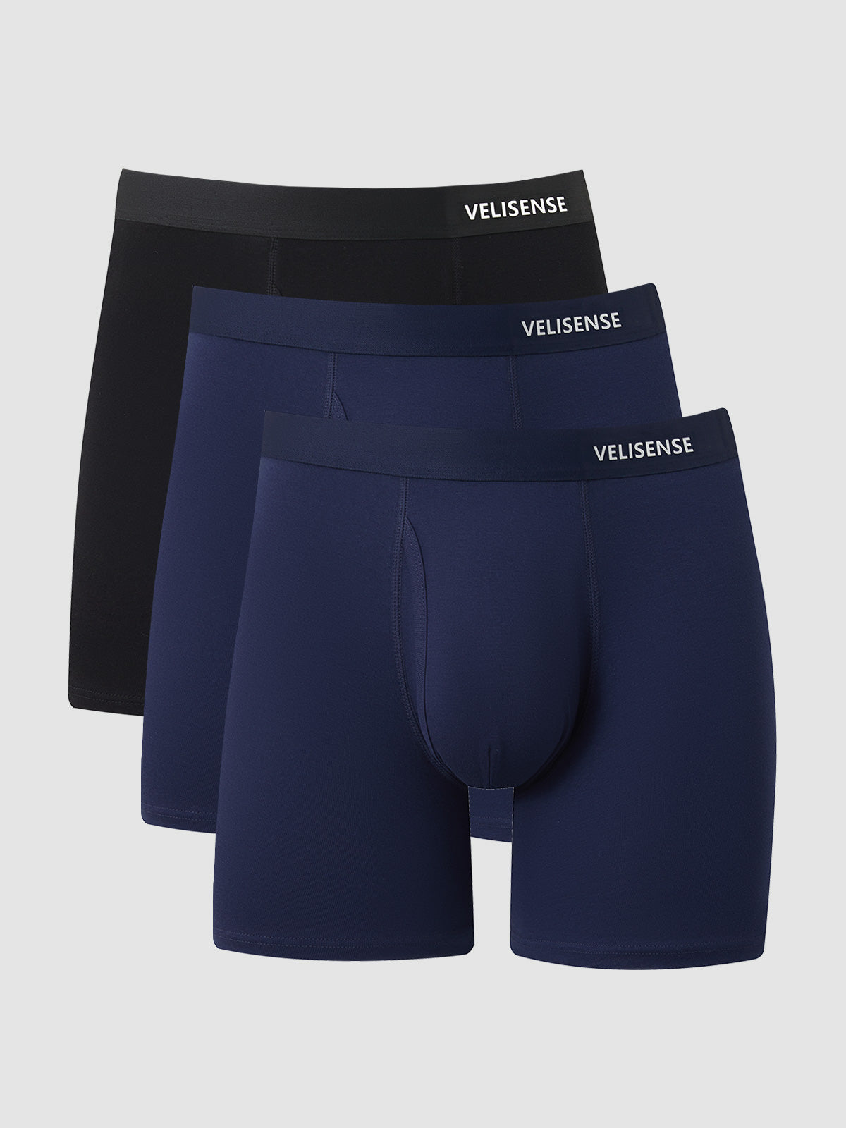 Organic Cotton Boxer Brief With Fly 6" (3-Pack)